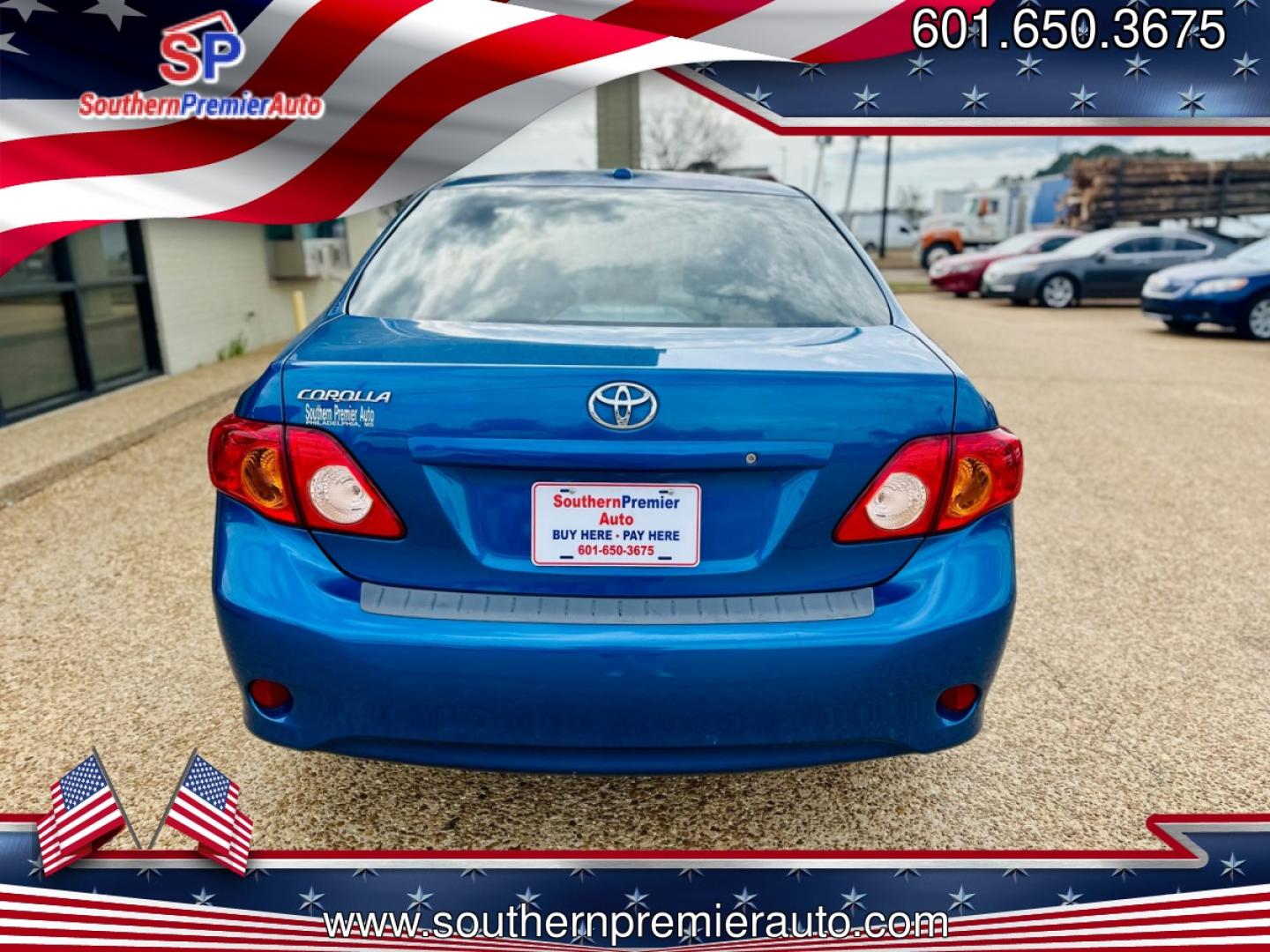 2009 BLUE TOYOTA COROLLA BASE; S; LE; (1NXBU40EX9Z) , located at 922 W. Beacon St., Philadelphia, MS, 39350, (601) 650-3675, 32.770447, -89.127151 - Photo#4